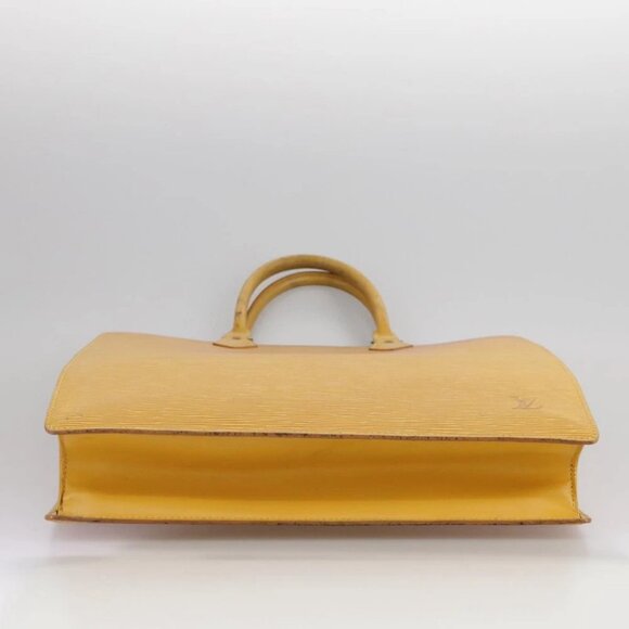 LOUIS VUITTON Epi Sac Plat Hand Bag Yellow - Picture 6 of 15